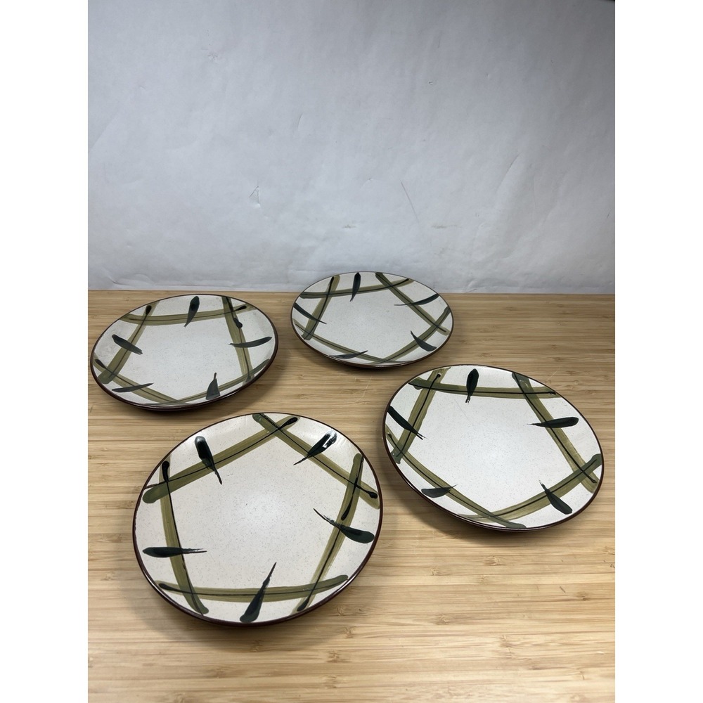 Vintage Style House Malibu 7½" Stoneware Salad‎ Plates Set of 4 Japan
